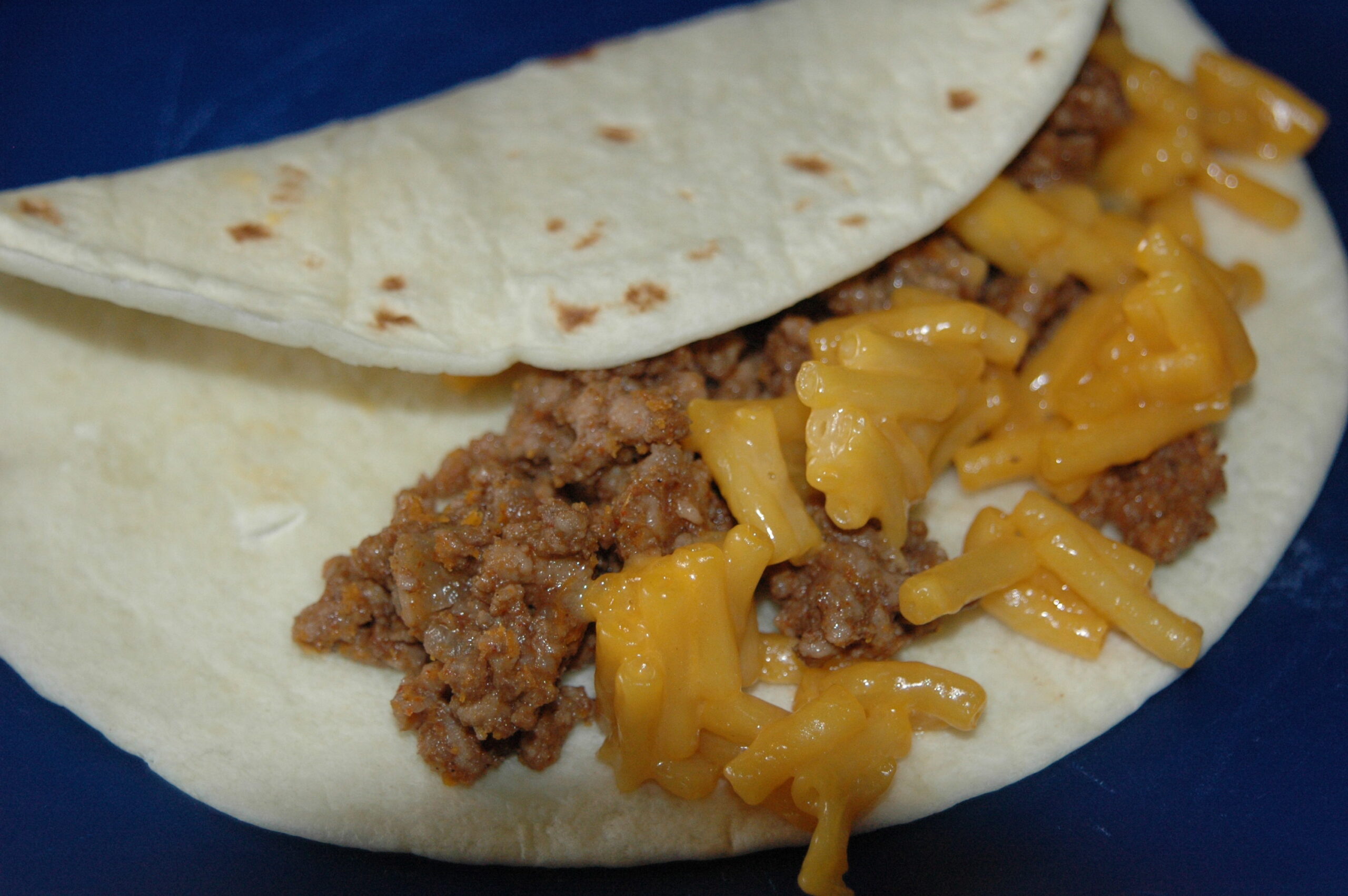 Crazy Teenage Mac-n-Cheese Taco