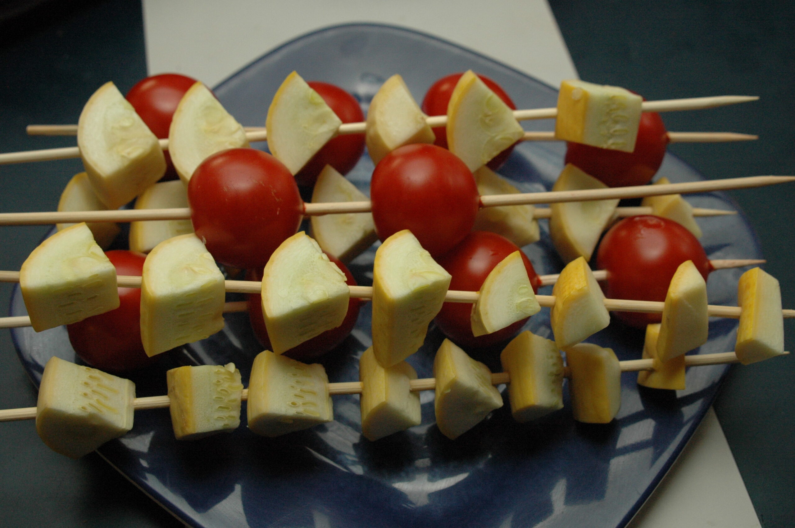 grilled vegetables uncooked photo